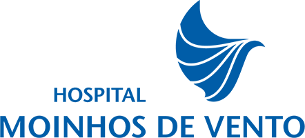 Logotipo do Hospital Moinhos de Vento, onde você encontra um consultório da RS Medeiros.